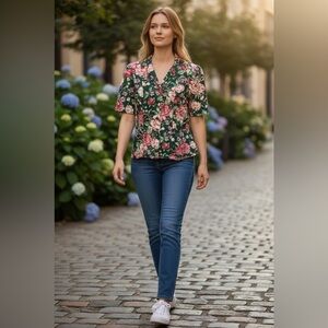 HP (JUST IN THYME LTD) vintage button up blouse